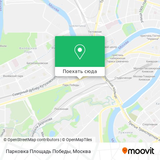 Карта Парковка Площадь Победы