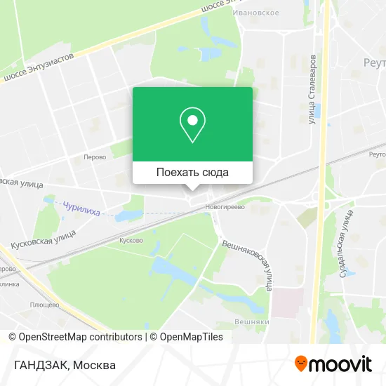 Карта ГАНДЗАК