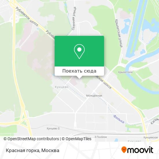 Карта Красная горка