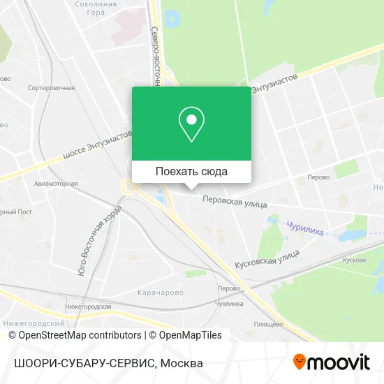Карта ШООРИ-СУБАРУ-СЕРВИС