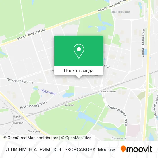 Карта ДШИ ИМ. Н.А. РИМСКОГО-КОРСАКОВА