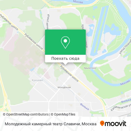Карта Молодежный камерный театр Славичи