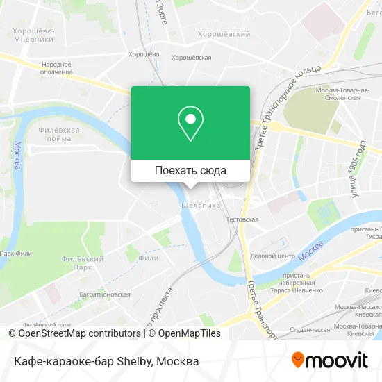 Карта Кафе-караоке-бар Shelby