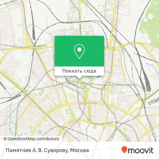 Карта Памятник А. В. Суворову