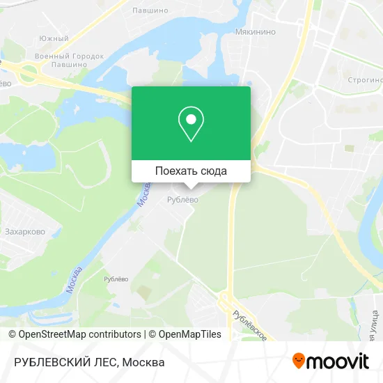 Карта РУБЛЕВСКИЙ ЛЕС