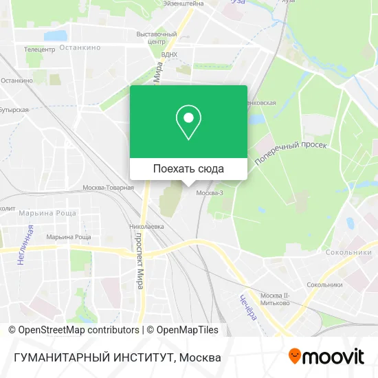 Карта ГУМАНИТАРНЫЙ ИНСТИТУТ