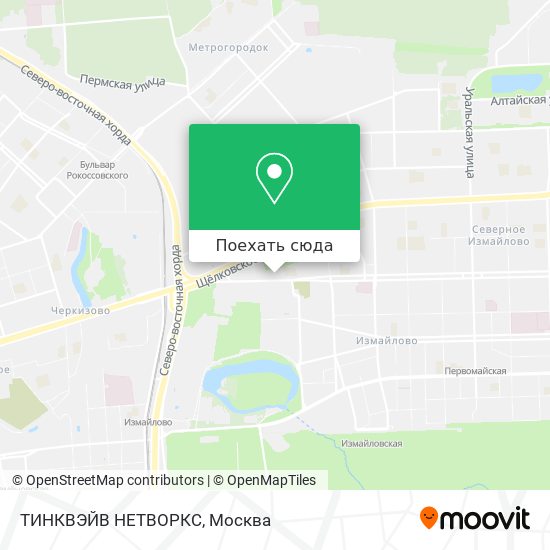 Карта ТИНКВЭЙВ НЕТВОРКС