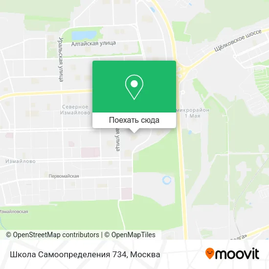 Карта Школа Самоопределения 734