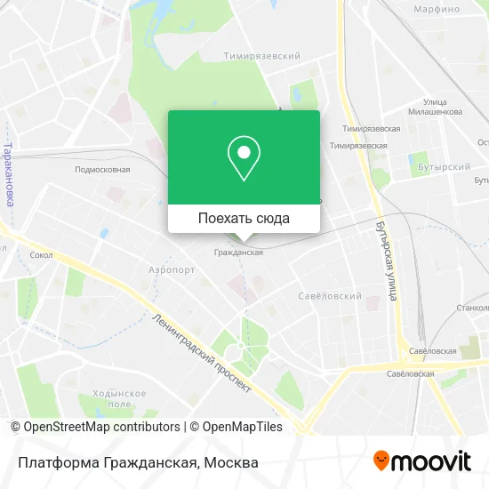 Карта Платформа Гражданская