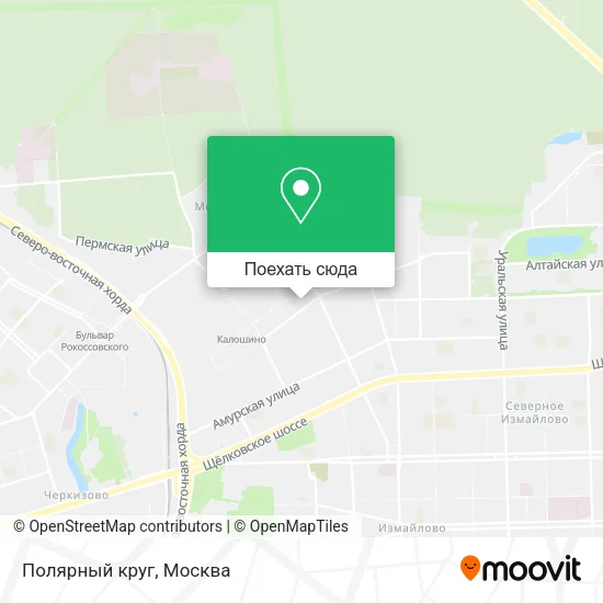 Карта Полярный круг