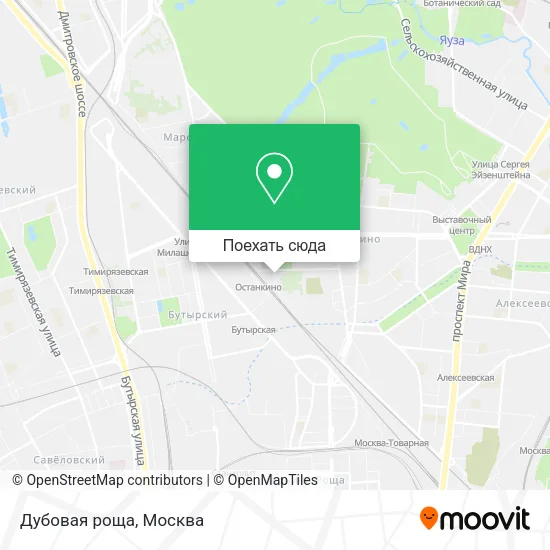 Карта Дубовая роща