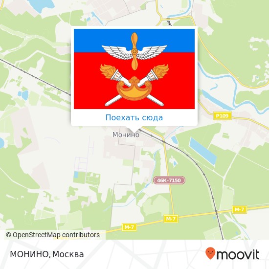 Карта МОНИНО