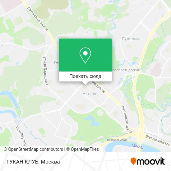 Карта ТУКАН КЛУБ