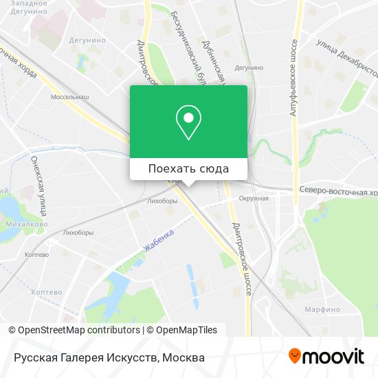 Карта Русская Галерея Искусств