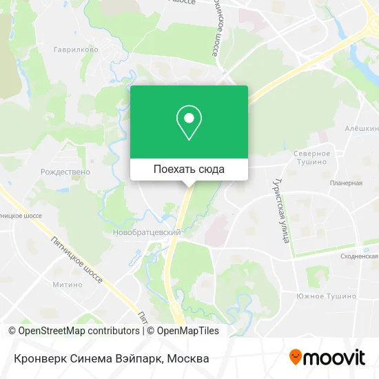 Карта Кронверк Синема Вэйпарк