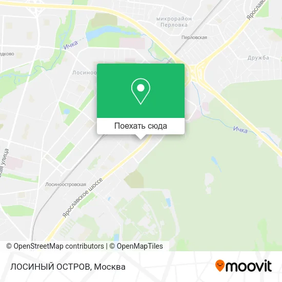 Карта ЛОСИНЫЙ ОСТРОВ