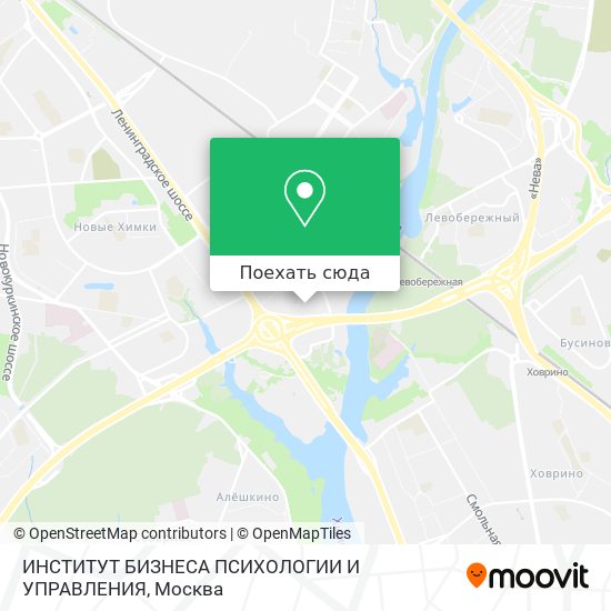 Карта ИНСТИТУТ БИЗНЕСА  ПСИХОЛОГИИ И УПРАВЛЕНИЯ
