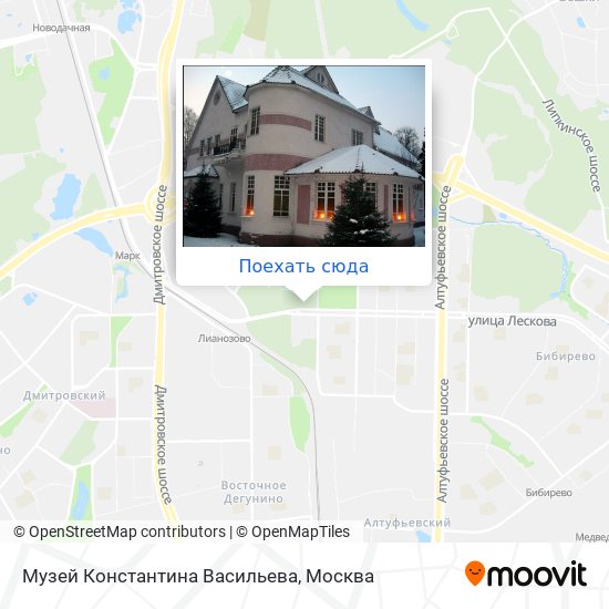 Карта Музей Константина Васильева