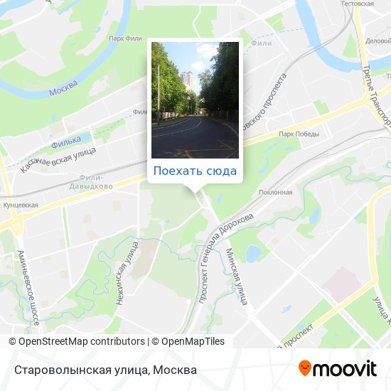 Карта Староволынская улица