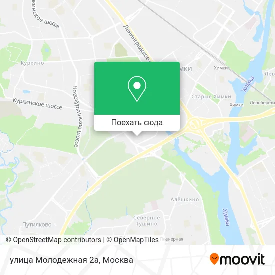 Карта улица Молодежная 2а