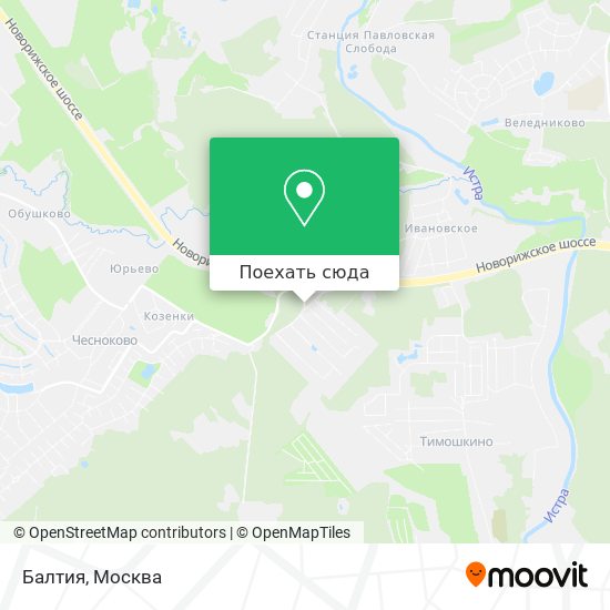 Карта Балтия