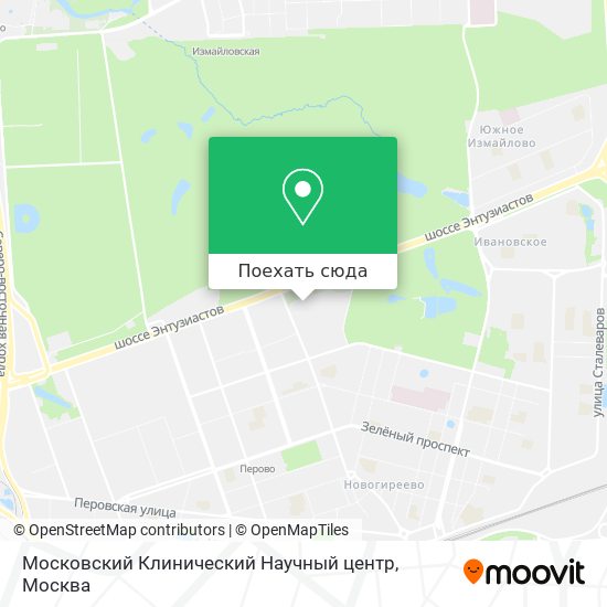 Карта Московский Клинический Научный центр