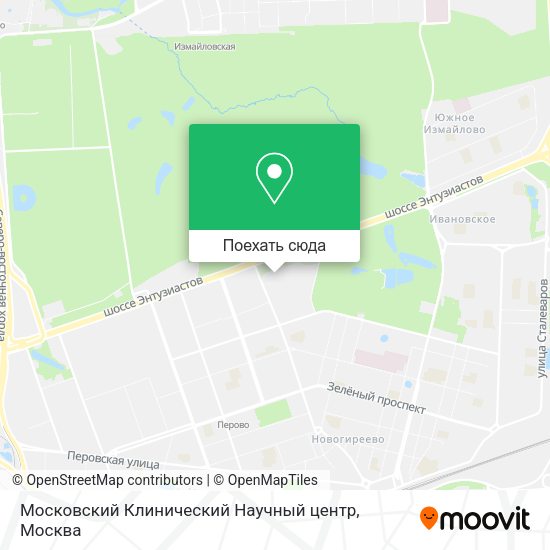 Карта Московский Клинический Научный центр