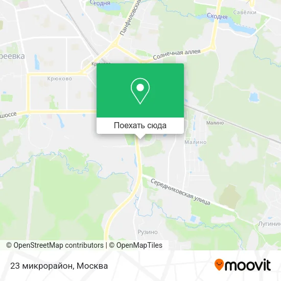 Карта 23 микрорайон