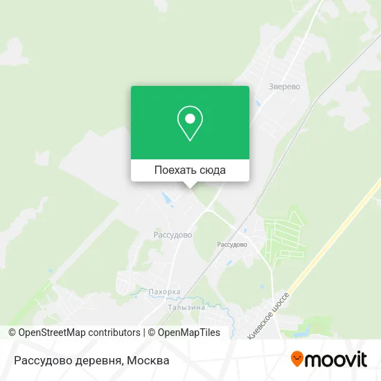 Карта Рассудово деревня