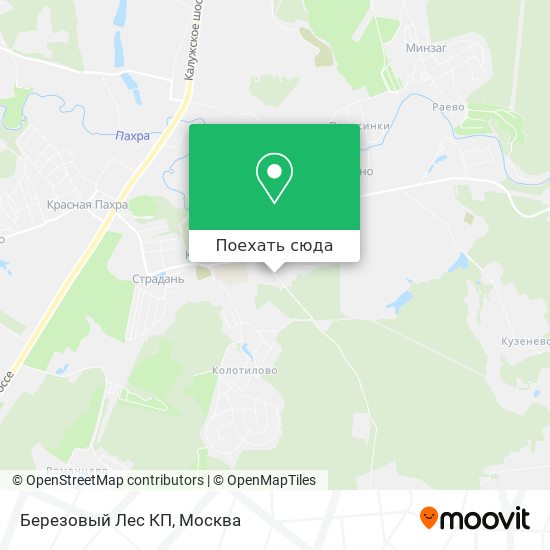 Карта Березовый Лес КП