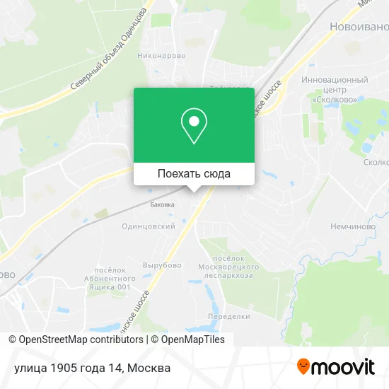 Карта улица 1905 года 14