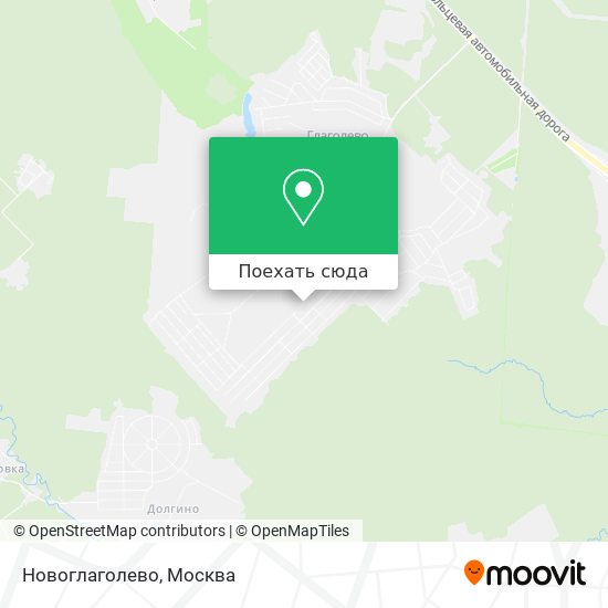 Карта Новоглаголево