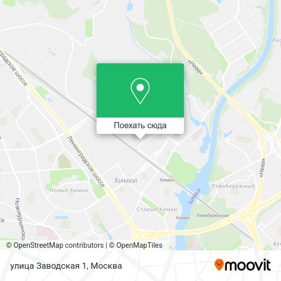 Карта улица Заводская 1