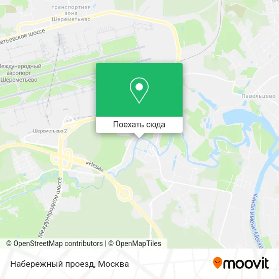 Карта Набережный проезд