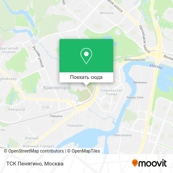Карта ТСК Пенягино