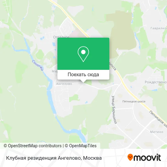 Карта Клубная резиденция Ангелово