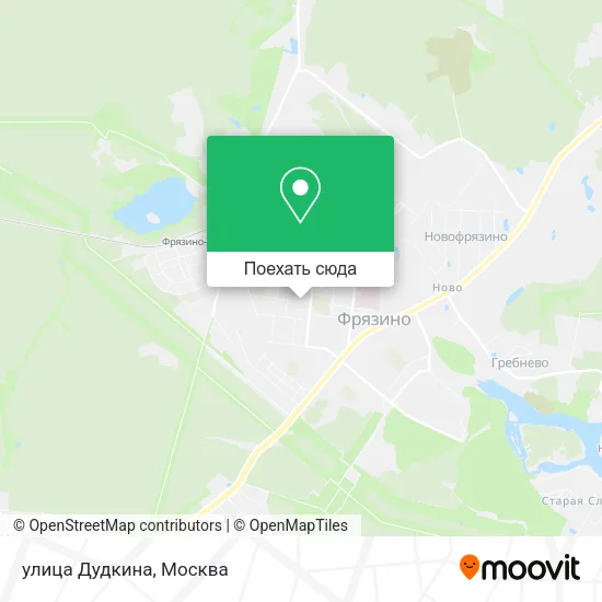 Карта улица Дудкина