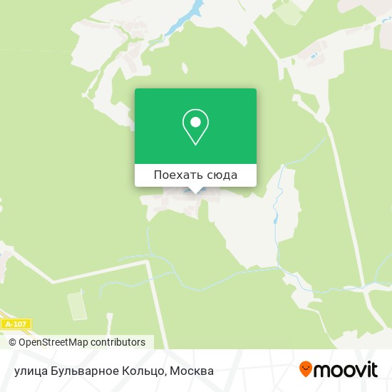 Карта улица Бульварное Кольцо