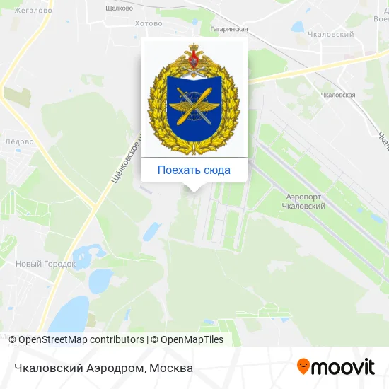 Карта Чкаловский Аэродром