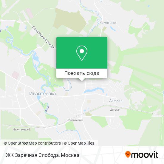 Карта ЖК Заречная Слобода