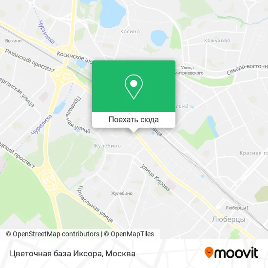 Карта Цветочная база Иксора