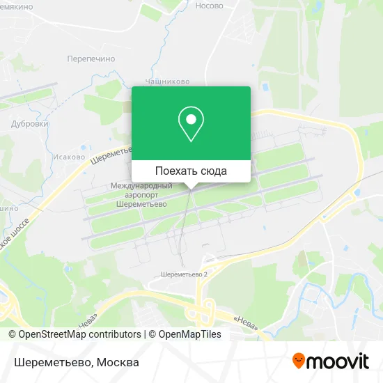Карта Шереметьево