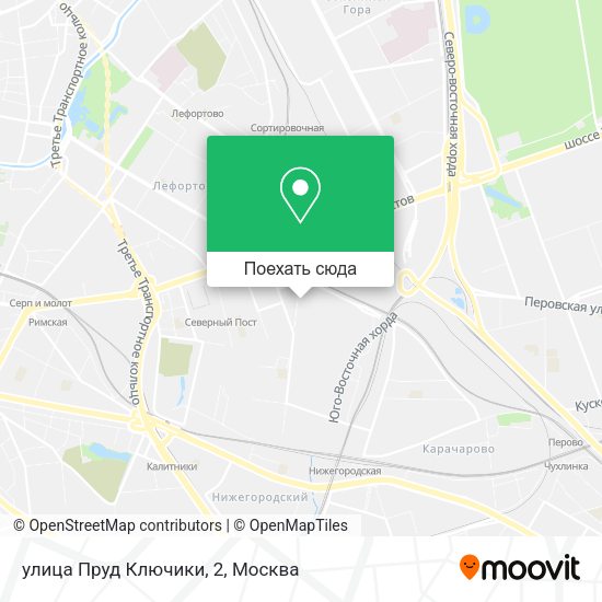 Карта улица Пруд Ключики, 2