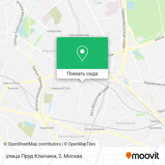 Карта улица Пруд Ключики, 2