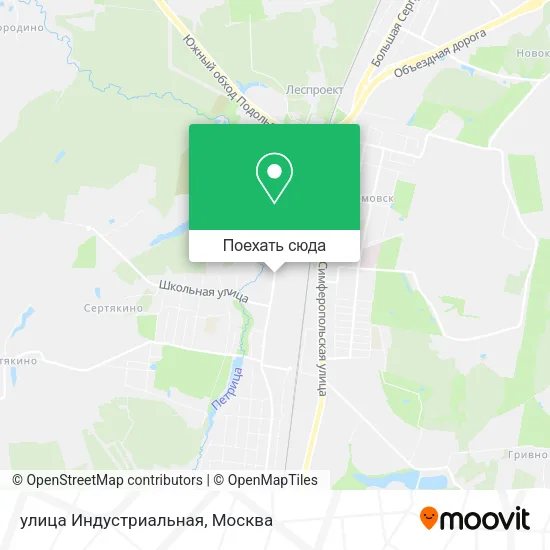 Карта улица Индустриальная