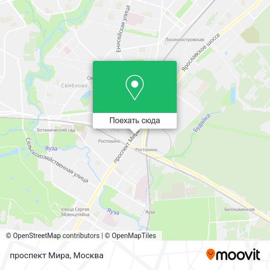 Карта проспект Мира