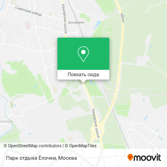 Карта Парк отдыха Ёлочки