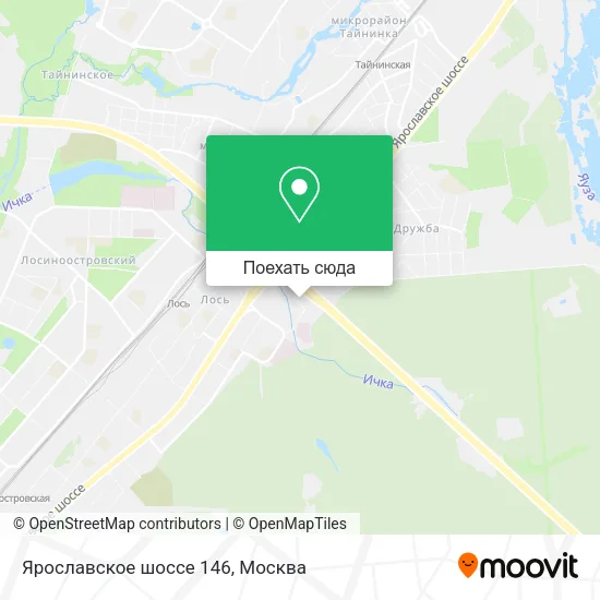 Карта Ярославское шоссе 146