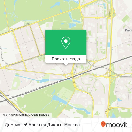 Карта Дом-музей Алексея Дикого