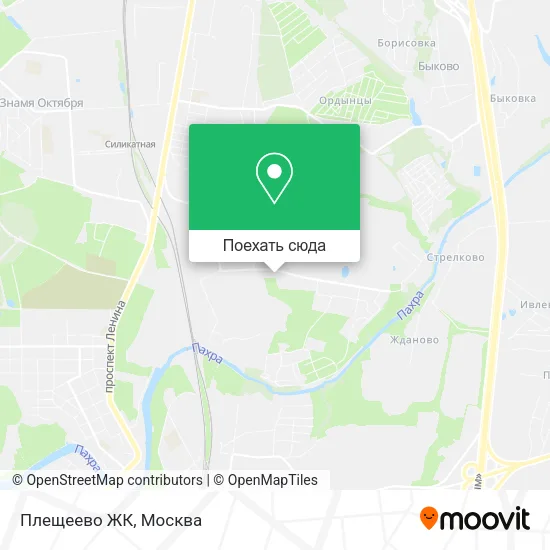 Карта Плещеево ЖК